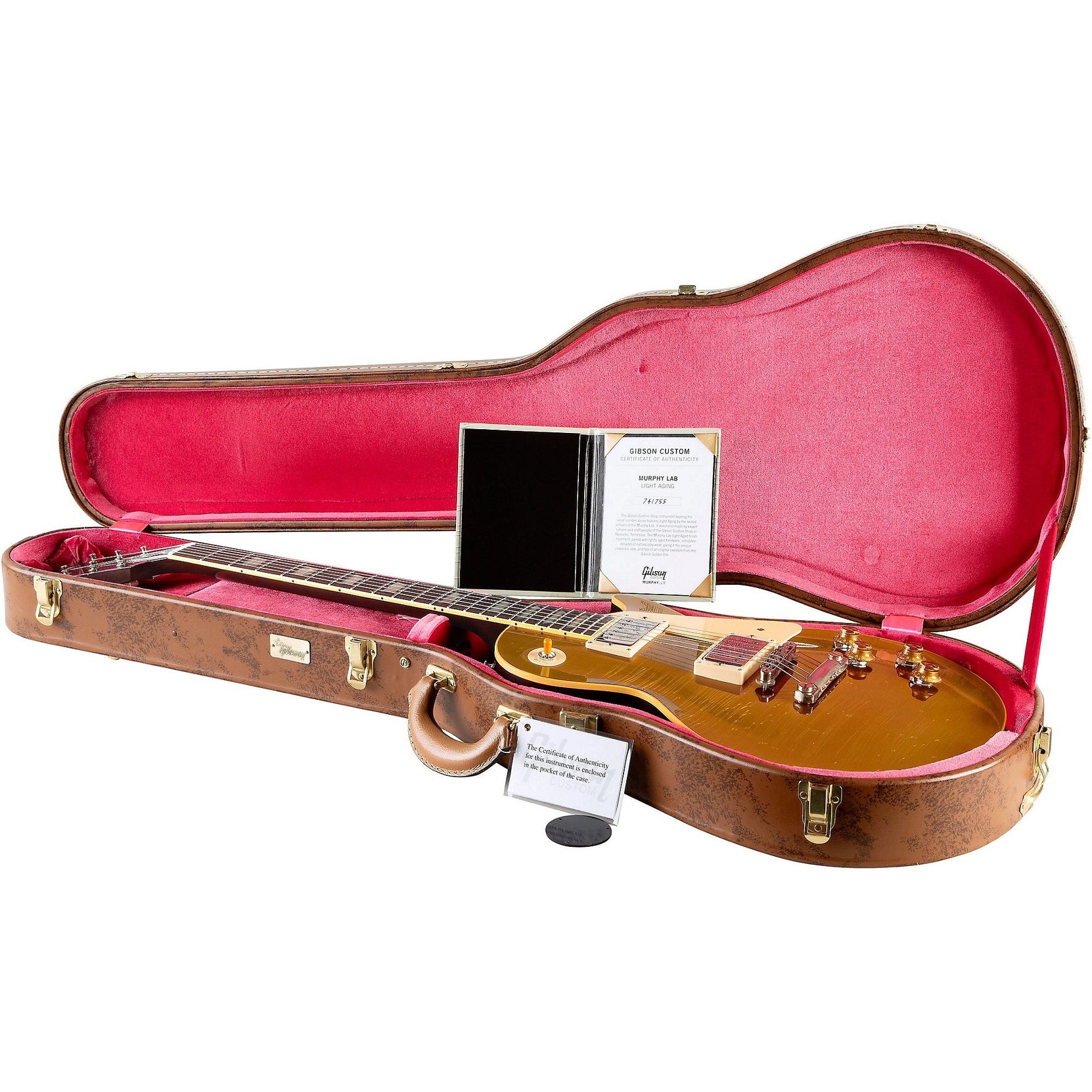 Đàn Guitar Điện Gibson Custom Murphy Lab 1957 Les Paul Goldtop Darkback Reissue Light Aged - Double Gold-Mai Nguyên Music
