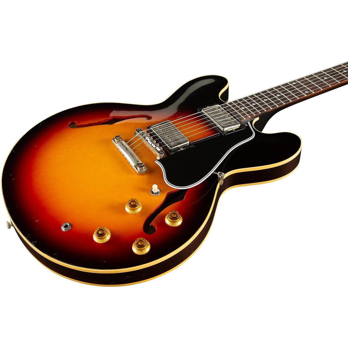 Đàn Guitar Điện Gibson Custom Murphy Lab 1958 ES-335 Light Aged Semi-Hollowbody - Tri-Burst-Mai Nguyên Music