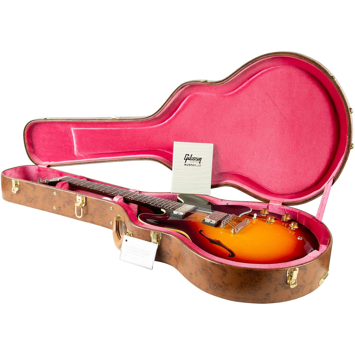 Đàn Guitar Điện Gibson Custom Murphy Lab 1958 ES-335 Light Aged Semi-Hollowbody - Tri-Burst-Mai Nguyên Music