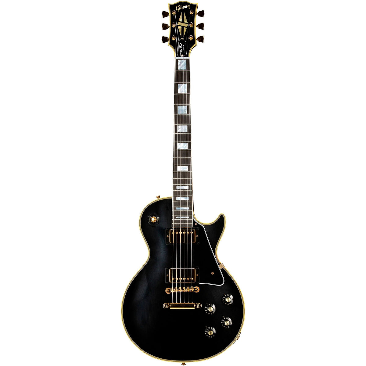 Đàn Guitar Điện Gibson Custom Murphy Lab 1968 Les Paul Custom Reissue Ultra Light Aged - Ebony-Mai Nguyên Music