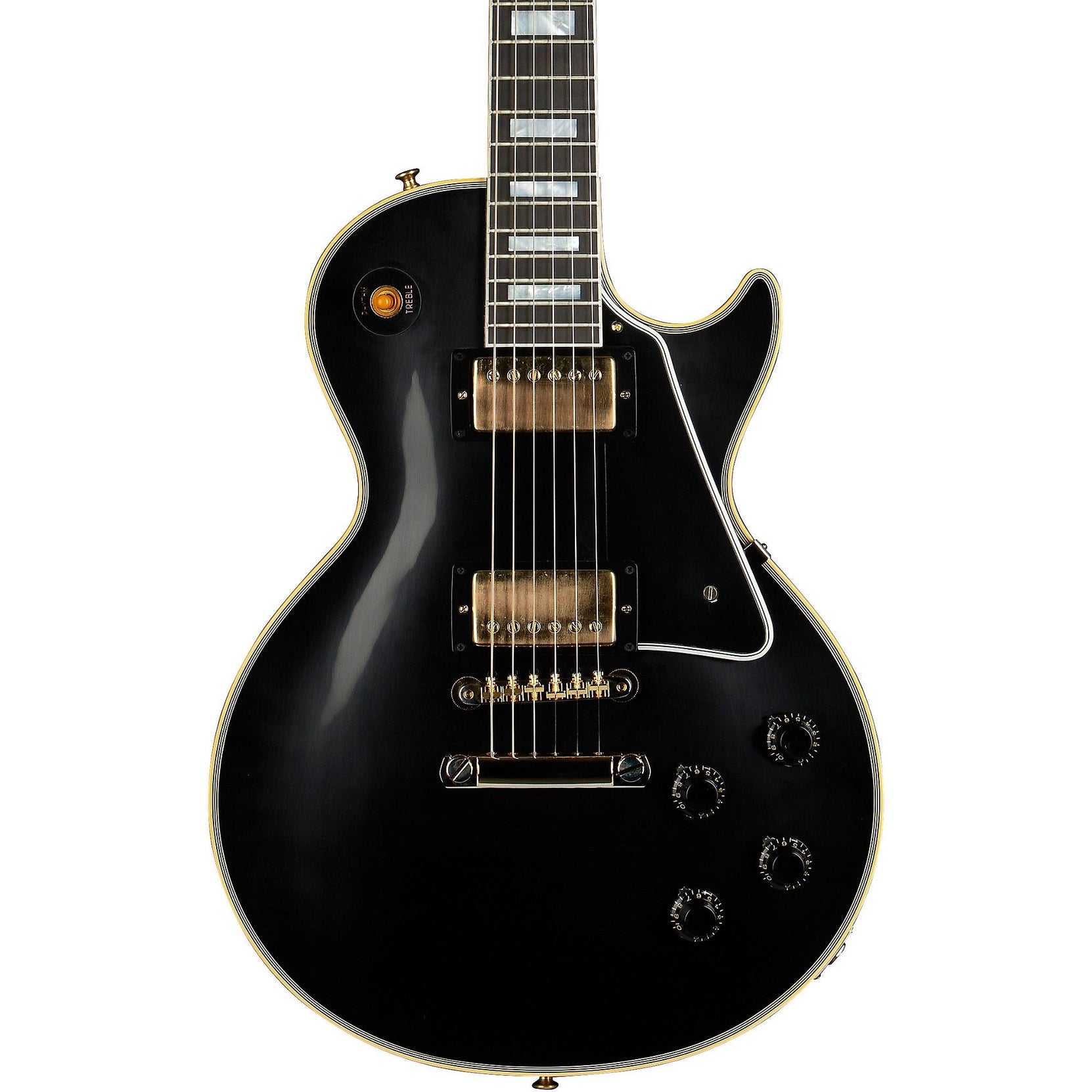 Đàn Guitar Điện Gibson Historic Collection Custom 1957 Les Paul Custom Reissue 2-Pickup VOS - Ebony-Mai Nguyên Music