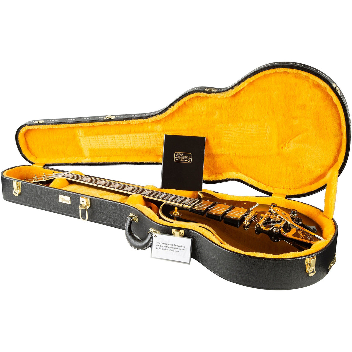 Đàn Guitar Điện Gibson Historic Collection Custom 1957 Les Paul Custom Reissue 3-Pickup Bigsby VOS - Ebony-Mai Nguyên Music