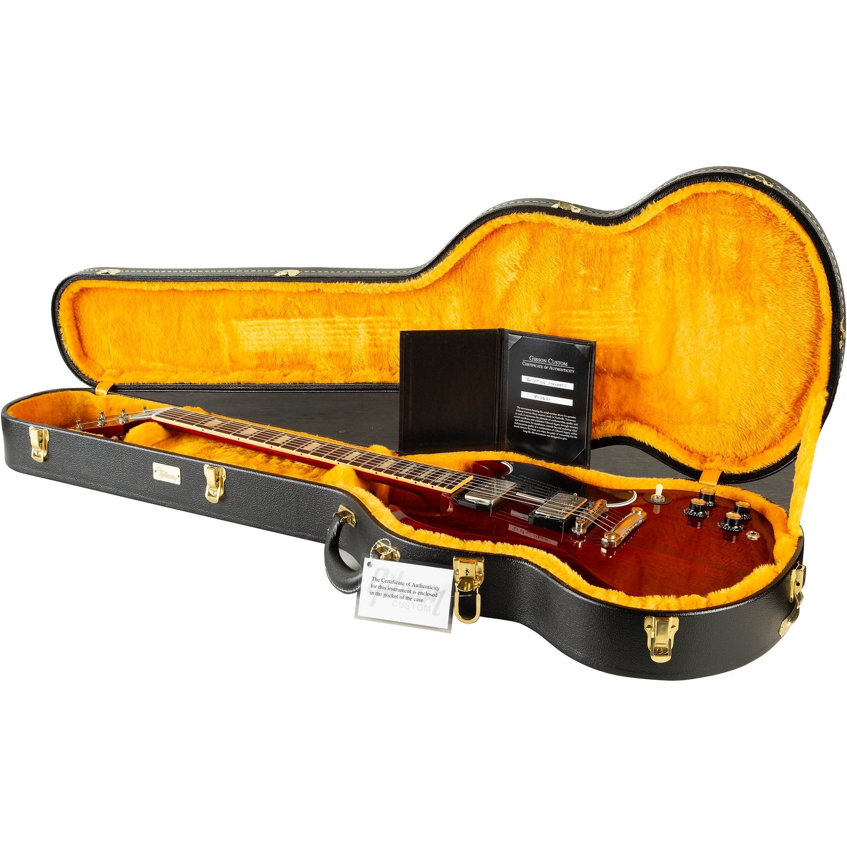 Đàn Guitar Điện Gibson Historic Collection Custom 1961 Les Paul SG Standard Reissue Stopbar VOS - Cherry Red-Mai Nguyên Music