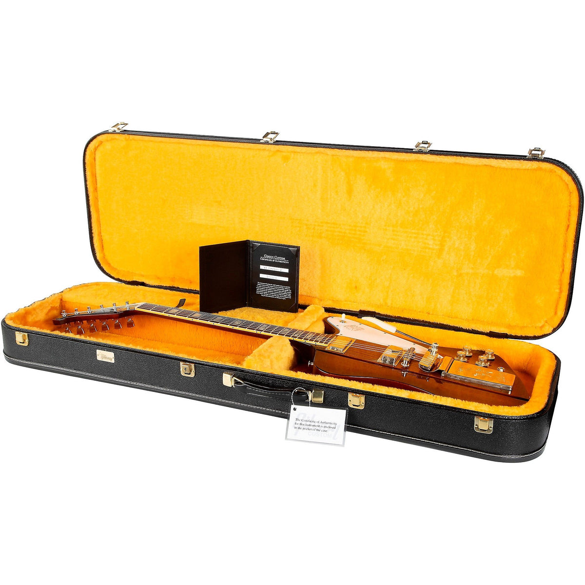 Đàn Guitar Điện Gibson Historic Collection Custom 1963 Firebird V Reissue VOS - Vintage Sunburst