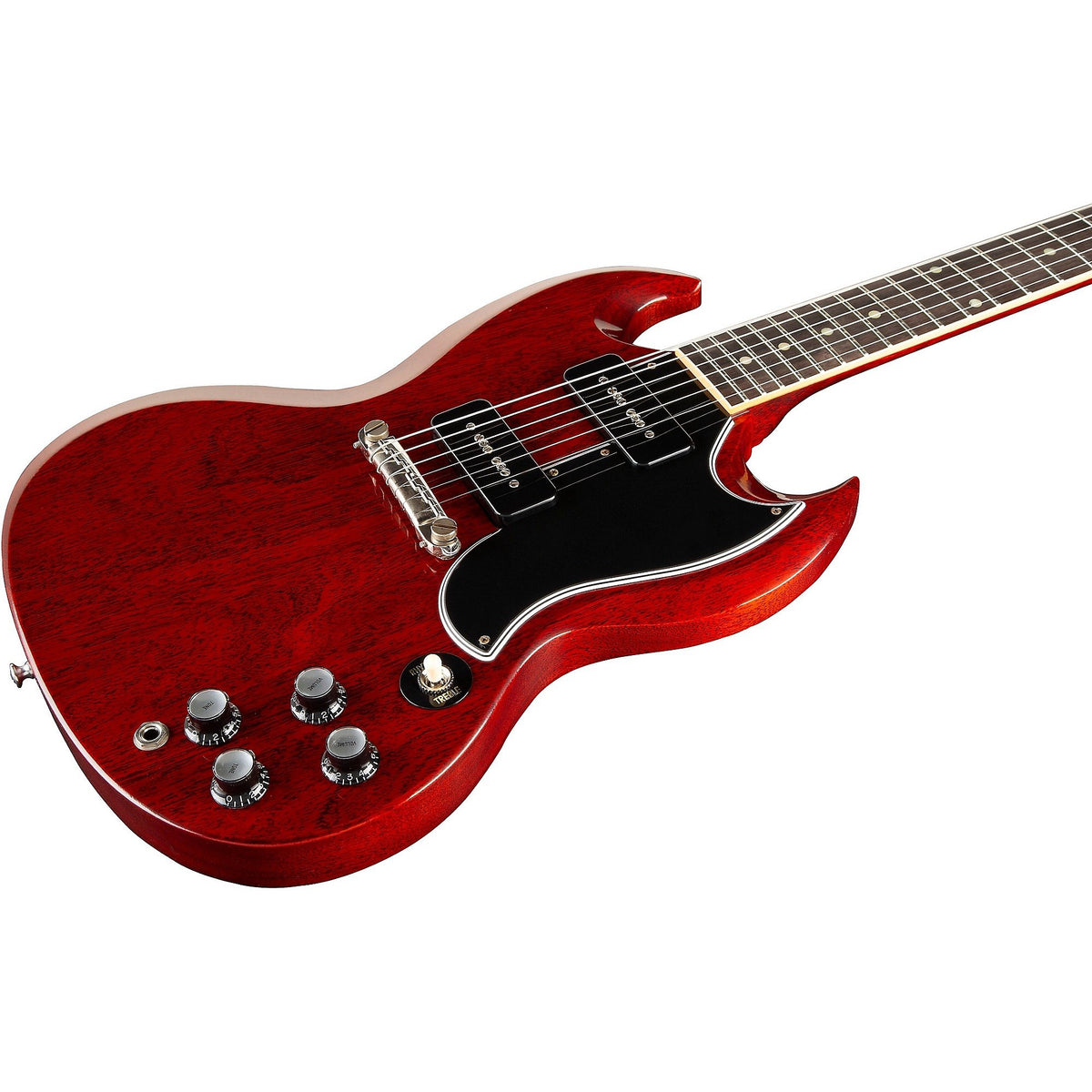 Đàn Guitar Điện Gibson Historic Collection Custom 1963 SG Special Reissue Lightning Bar VOS - Cherry Red-Mai Nguyên Music