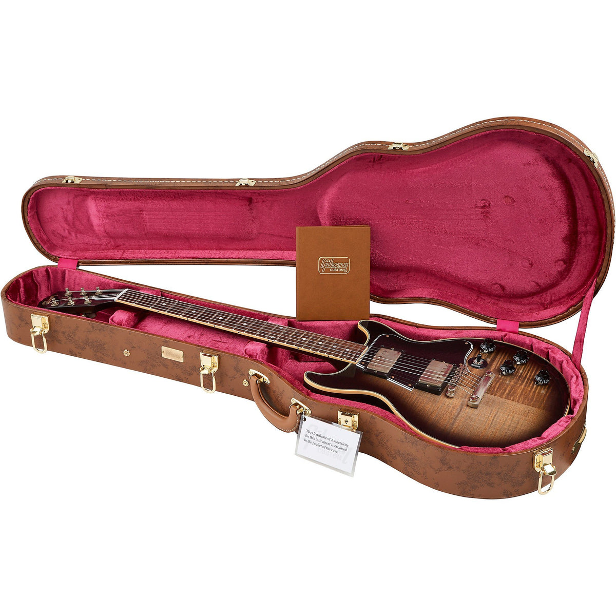 Đàn Guitar Điện Gibson Modern Collection Custom Les Paul Special Double-Cut Figured Maple Top VOS - Cobra Burst-Mai Nguyên Music