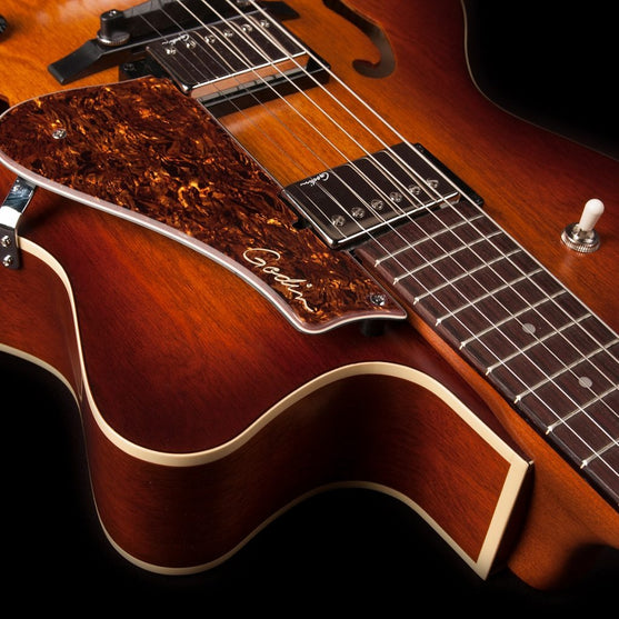 Đàn Guitar Điện Godin 5th Avenue CW Kingpin II Cognac Burst-Mai Nguyên Music