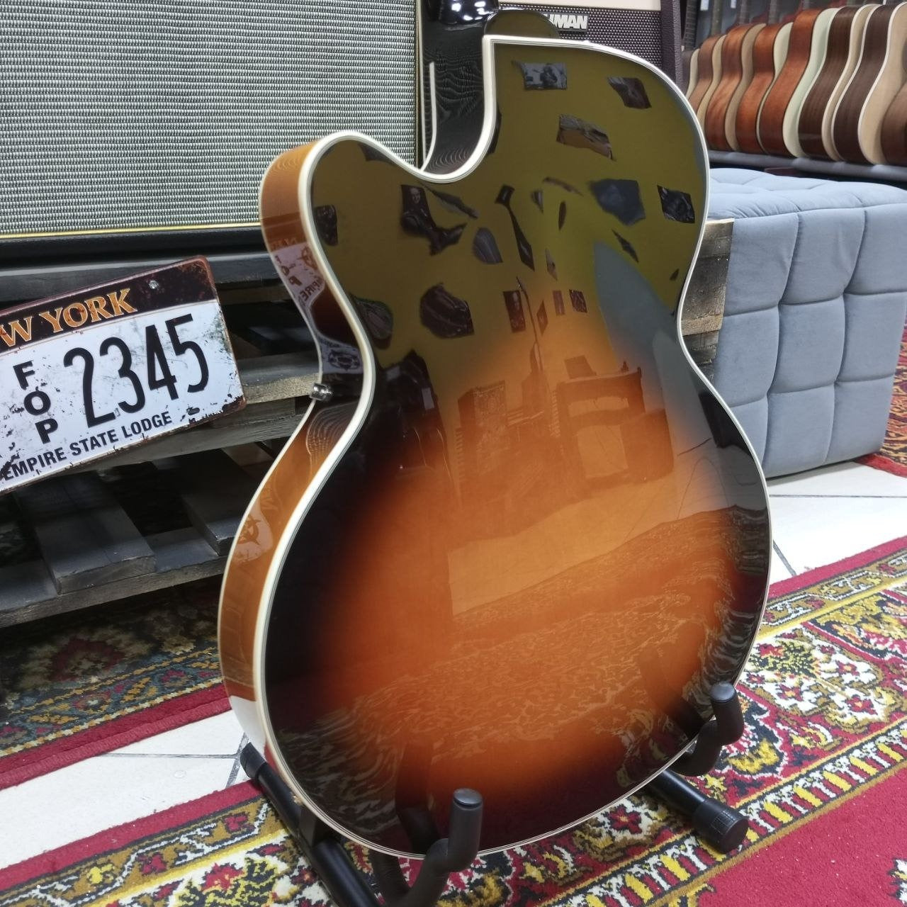 Đàn Guitar Điện Hollow Body Cort Yorktown-BV-Mai Nguyên Music