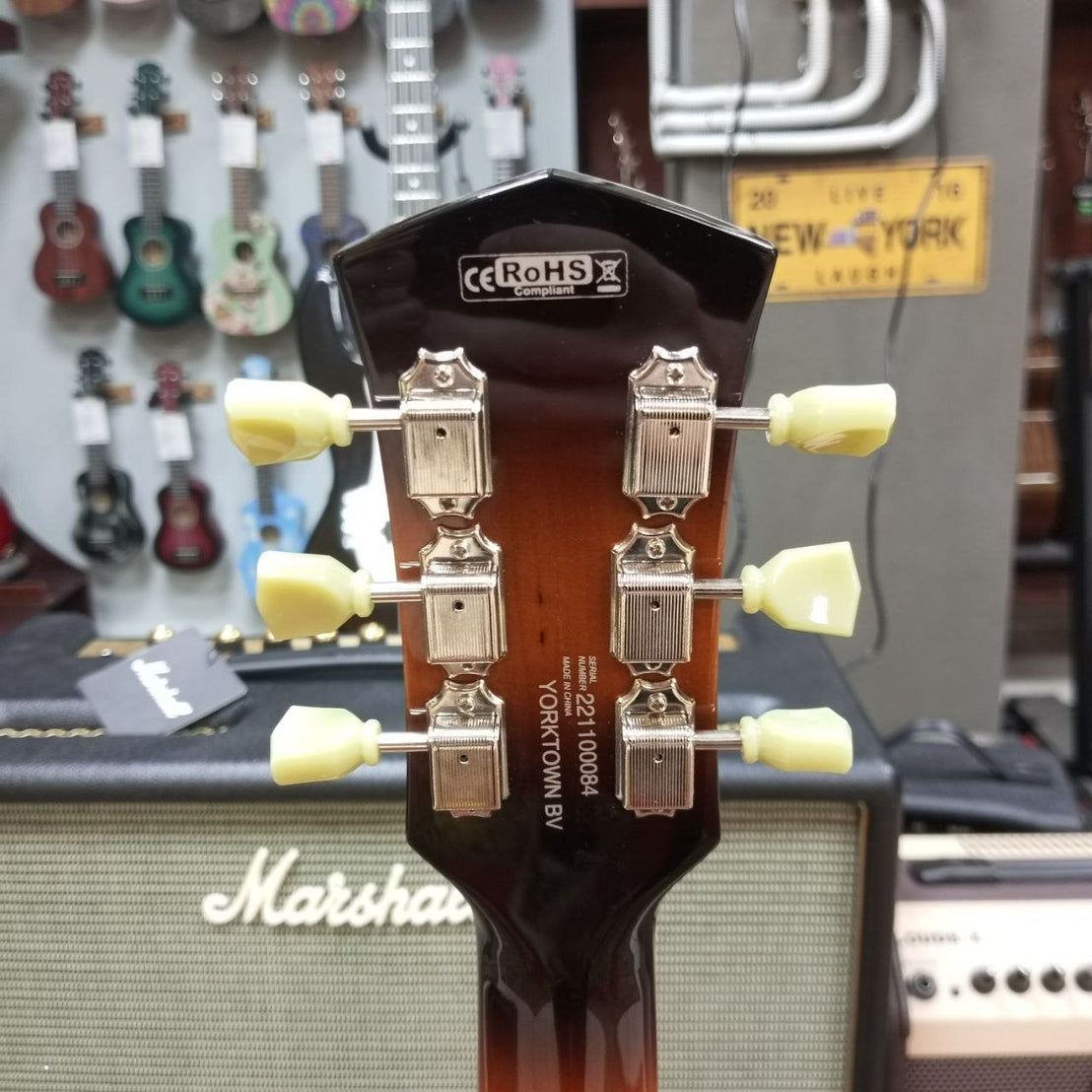 Đàn Guitar Điện Hollow Body Cort Yorktown-BV-Mai Nguyên Music