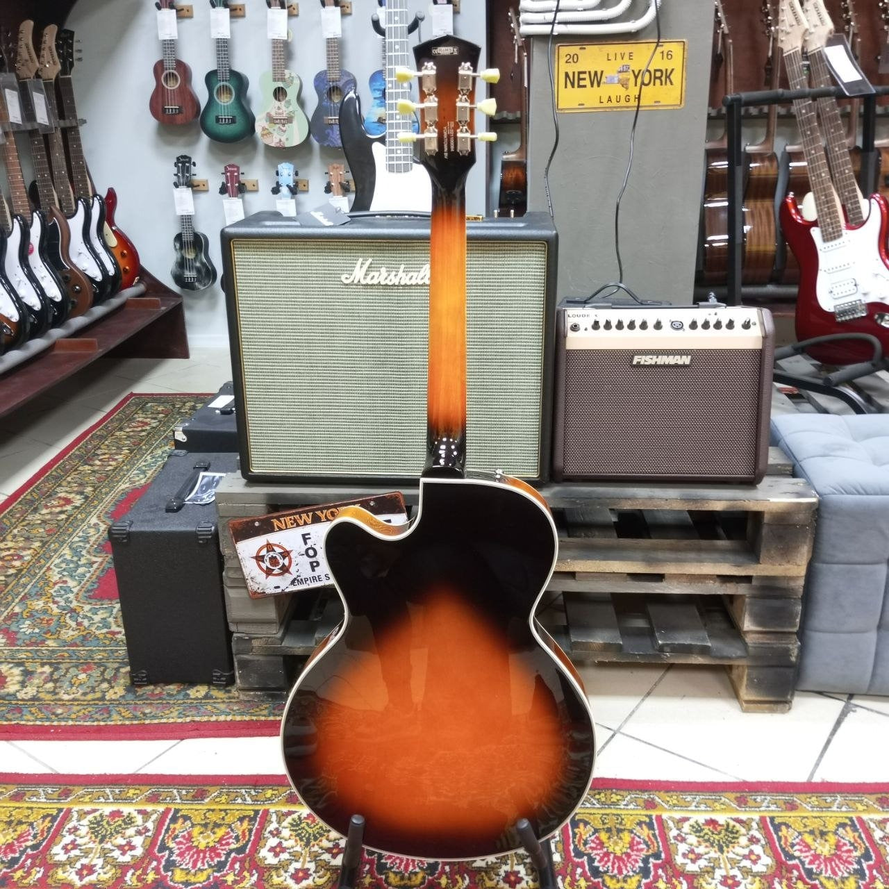 Đàn Guitar Điện Hollow Body Cort Yorktown-BV-Mai Nguyên Music