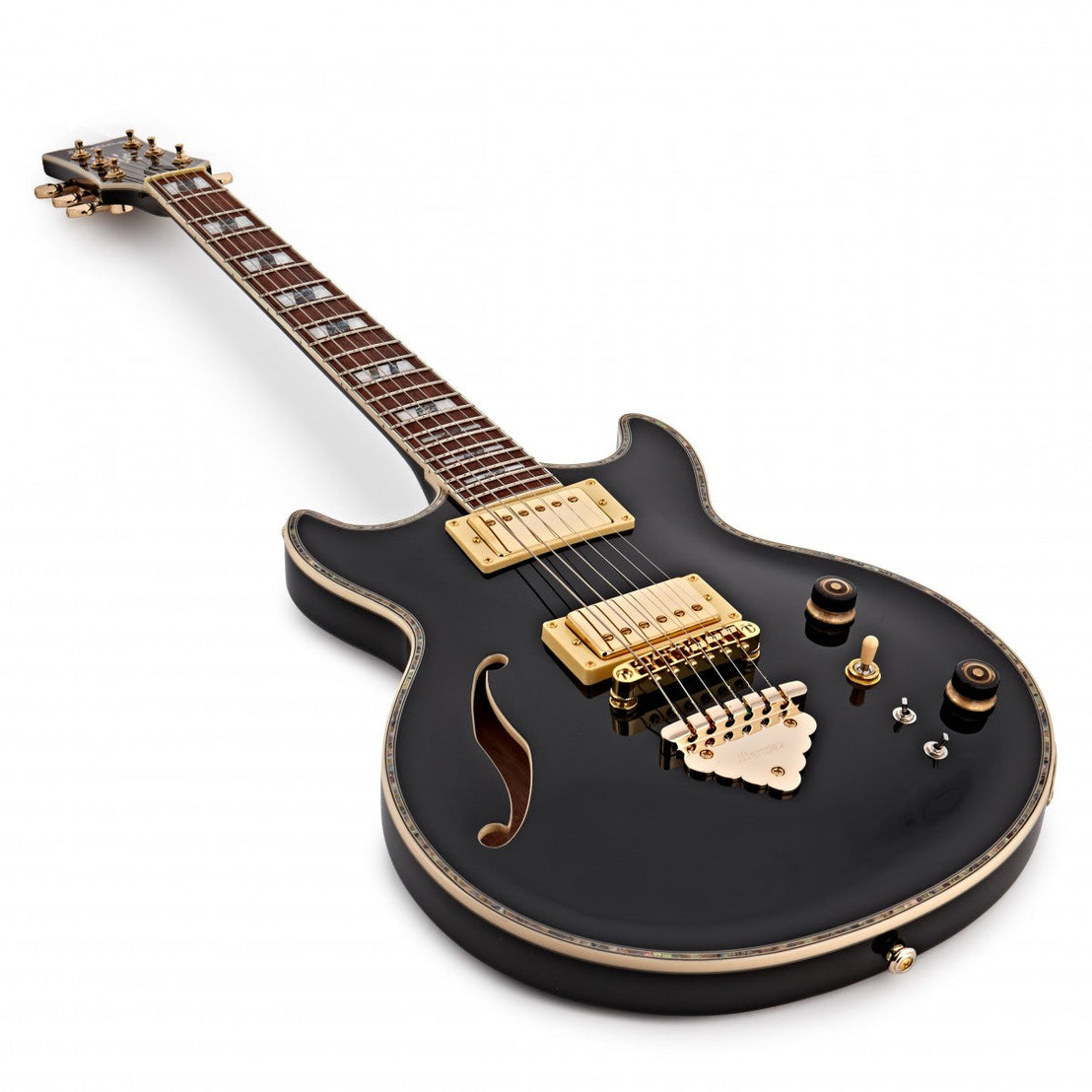 Đàn Guitar Điện Hollowbody Ibanez Standard AR520H - Black-Mai Nguyên Music