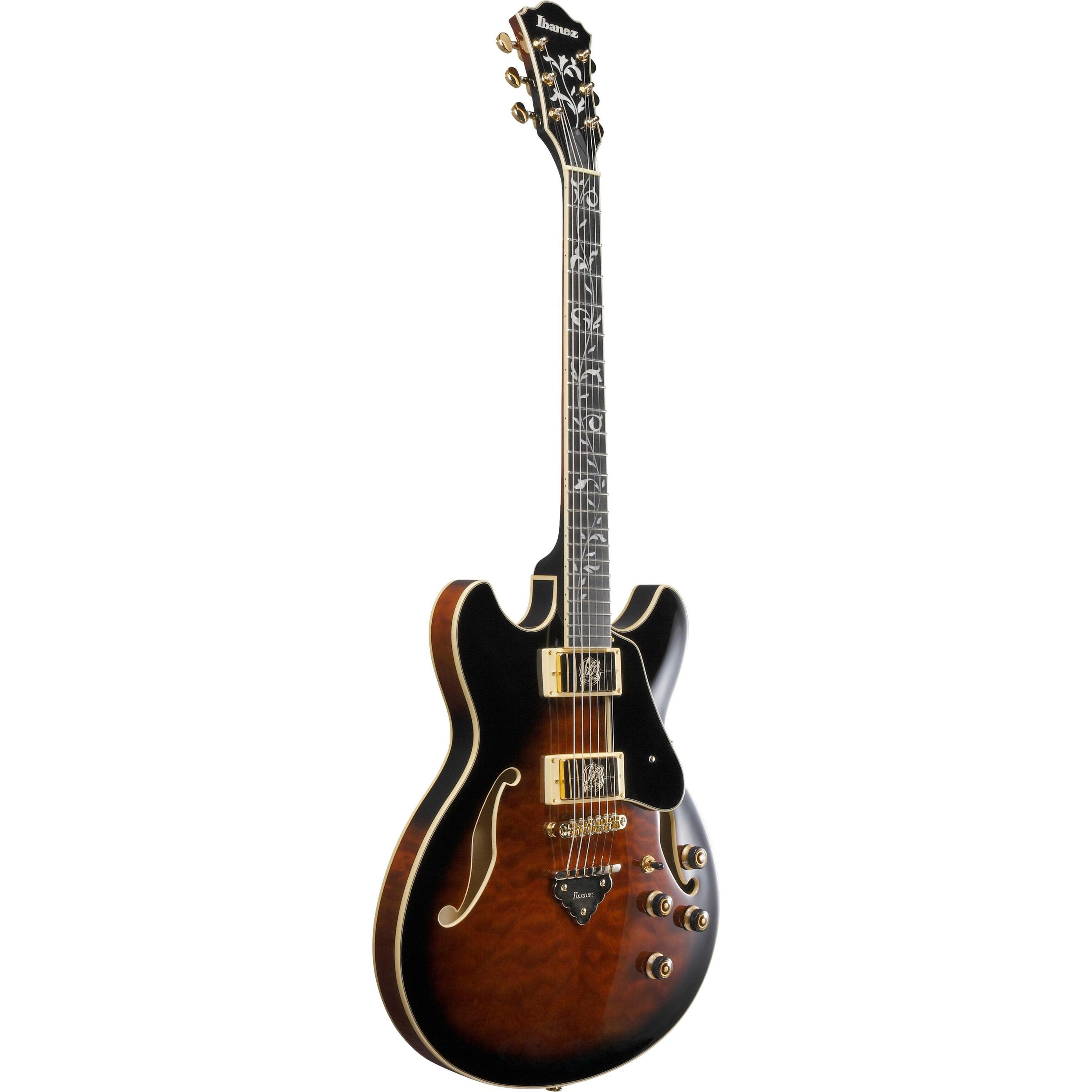 Đàn Guitar Điện Ibanez AS93QMSP Artcore Expressionist Semi-Hollowbody - Dark Brown Sunburst-Mai Nguyên Music