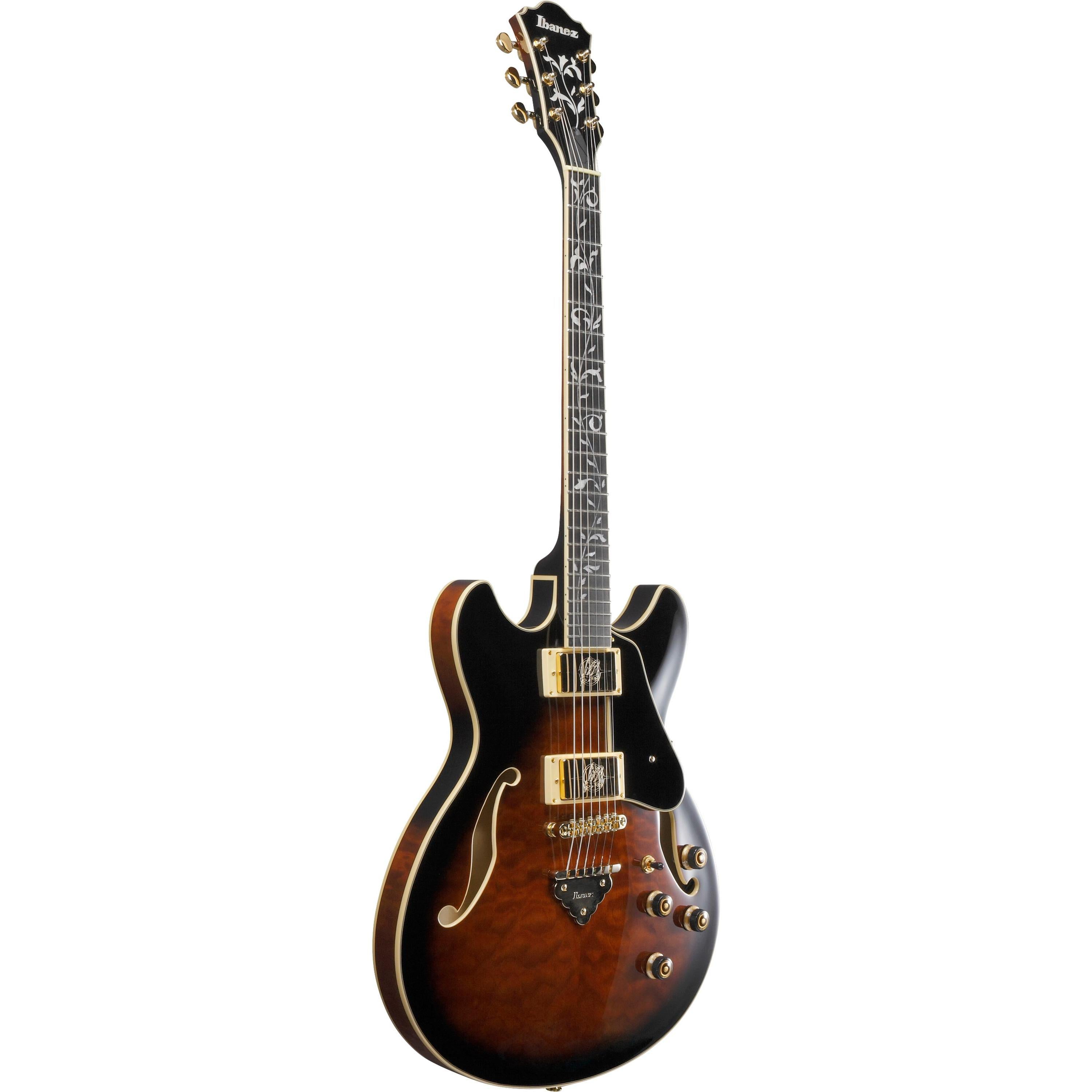 Đàn Guitar Điện Ibanez AS93QMSP Artcore Expressionist Semi-Hollowbody - Dark Brown Sunburst-Mai Nguyên Music