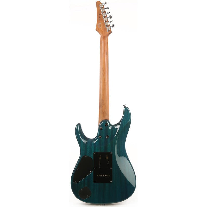 Đàn Guitar Điện Ibanez MM1 Martin Miller Signature - Transparent Aqua Blue-Mai Nguyên Music