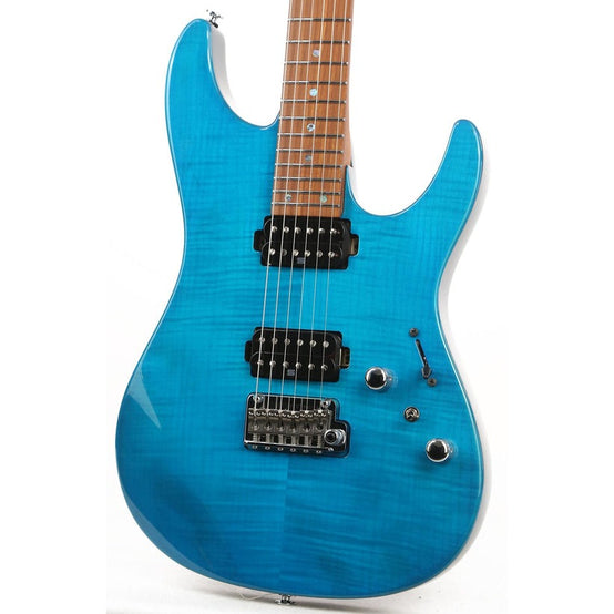 Đàn Guitar Điện Ibanez MM1 Martin Miller Signature - Transparent Aqua Blue-Mai Nguyên Music