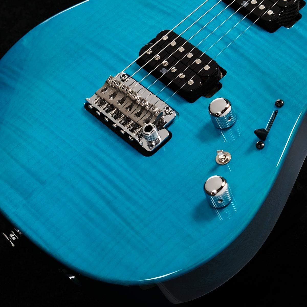 Đàn Guitar Điện Ibanez MM1 Martin Miller Signature - Transparent Aqua Blue-Mai Nguyên Music