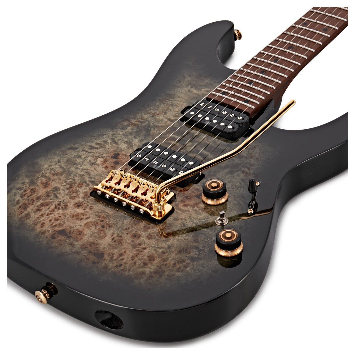 Đàn Guitar Điện Ibanez Premium AZ242PBG, Charcoal Black Burst-Mai Nguyên Music