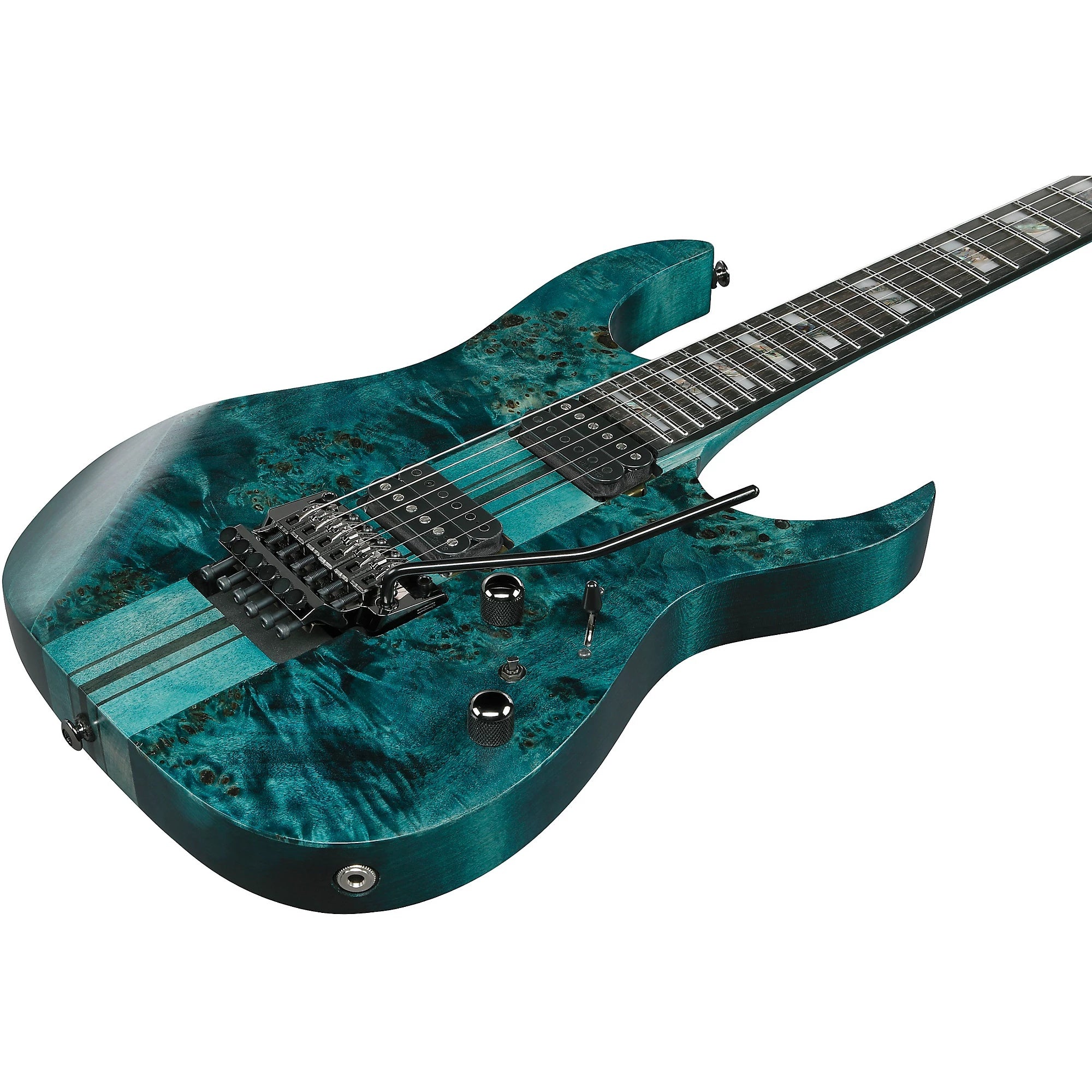 Đàn Guitar Điện Ibanez Premium RGT1220PBK - Cosmic Blue Low Gloss-Mai Nguyên Music