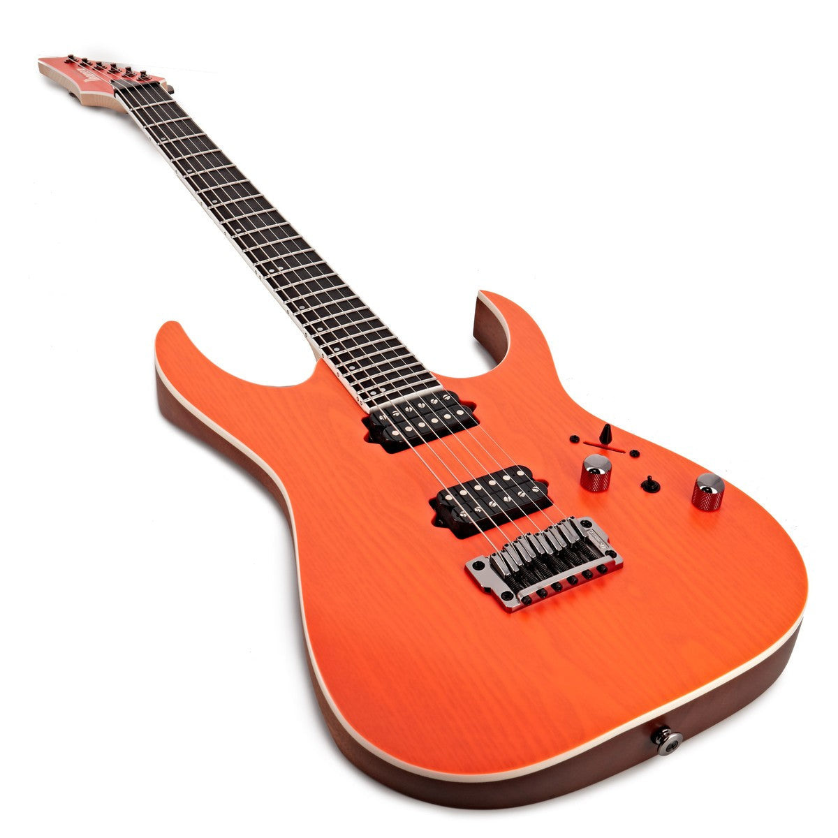 Đàn Guitar Điện Ibanez Prestige RGR5221 w/Case, Transparent Fluorescent Orange-Mai Nguyên Music