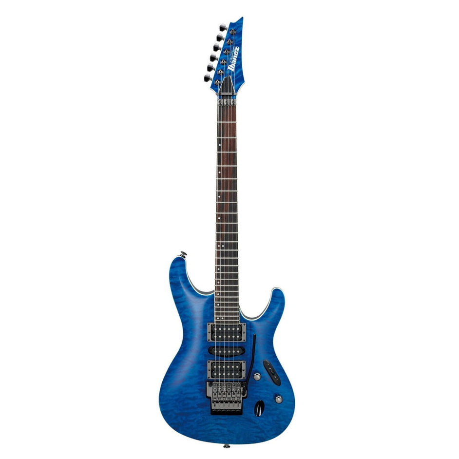 Đàn Guitar Điện Ibanez Prestige S6570Q w/Case, Natural Blue-Mai Nguyên Music