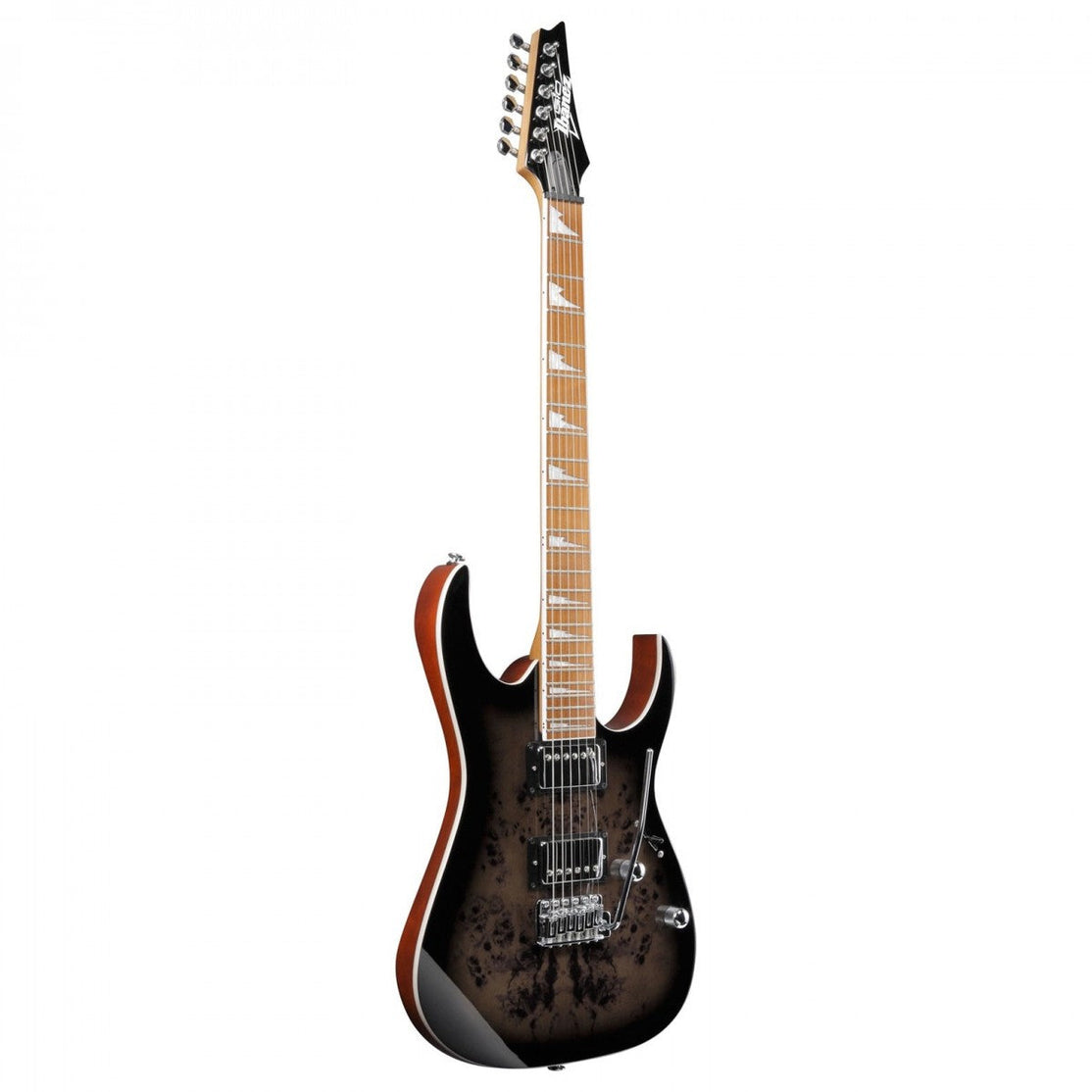 Đàn Guitar Điện Ibanez RG GIO GRG220PA1, Transparent Brown Black Burst-Mai Nguyên Music