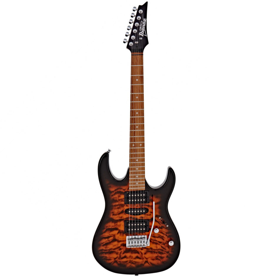 Đàn Guitar Điện Ibanez RG GIO GRX70QA, Sunburst-Mai Nguyên Music