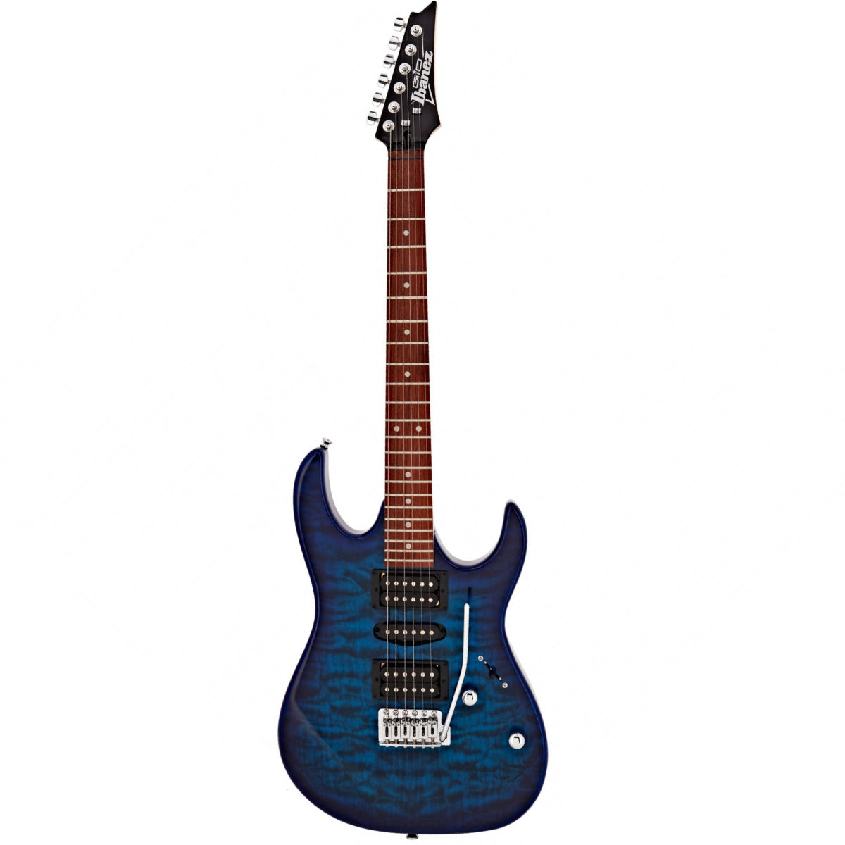 Đàn Guitar Điện Ibanez RG GIO GRX70QA, Transparent Blue Burst-Mai Nguyên Music