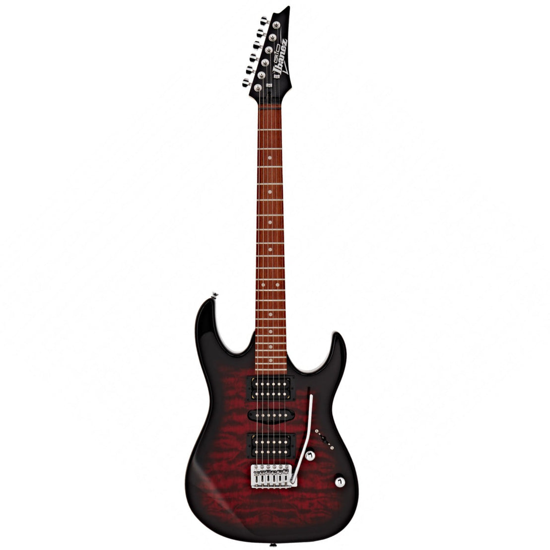 Đàn Guitar Điện Ibanez RG GIO GRX70QA - Transparent Red Burst-Mai Nguyên Music
