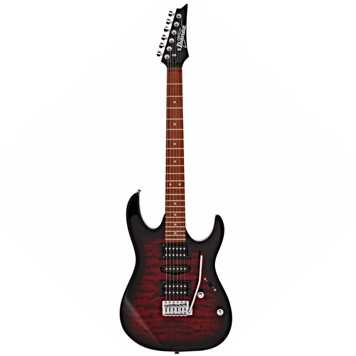 Đàn Guitar Điện Ibanez RG GIO GRX70QA, Transparent Red Burst-Mai Nguyên Music