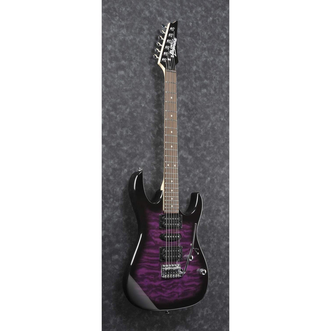 Đàn Guitar Điện Ibanez RG GIO GRX70QA, Transparent Violet Sunburst-Mai Nguyên Music
