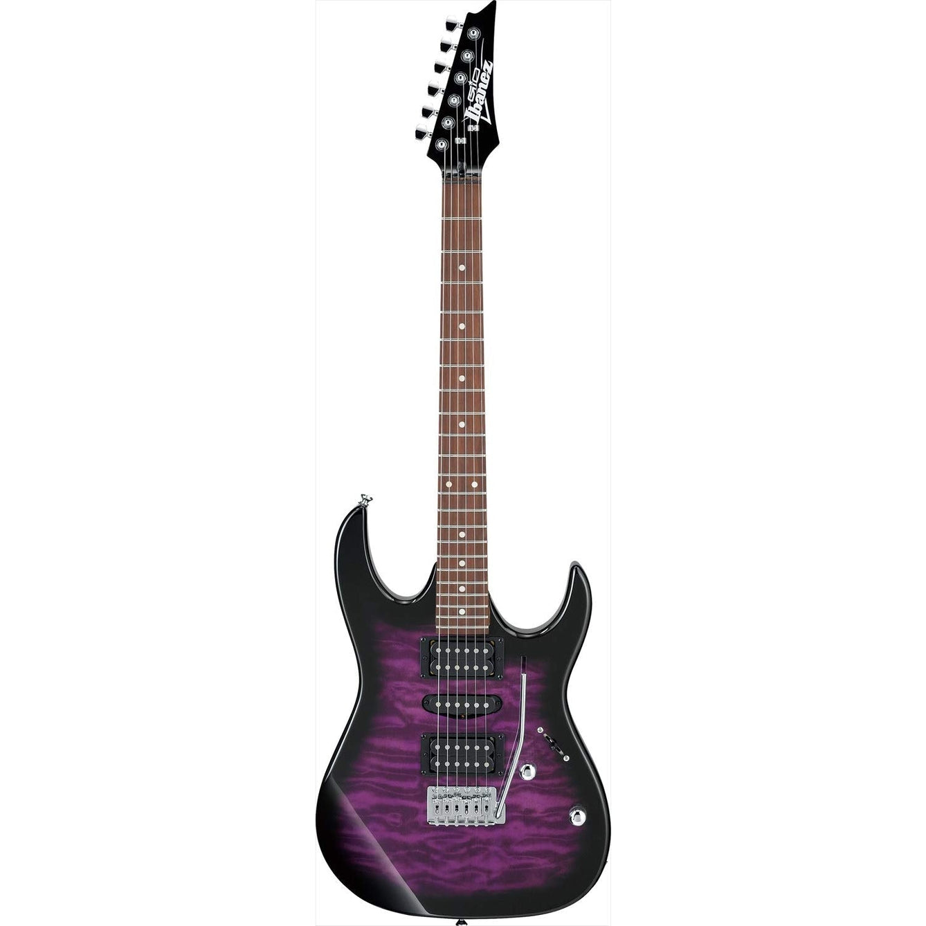 Đàn Guitar Điện Ibanez RG GIO GRX70QA, Transparent Violet Sunburst-Mai Nguyên Music