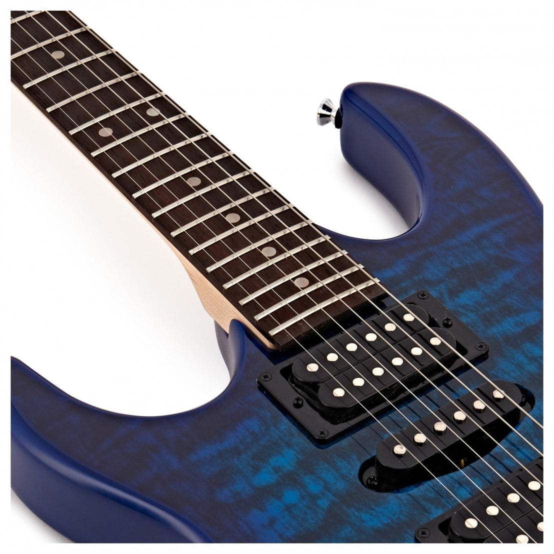 Đàn Guitar Điện Ibanez RG GIO GRX70QAL Lefty - Transparent Blue Burst-Mai Nguyên Music