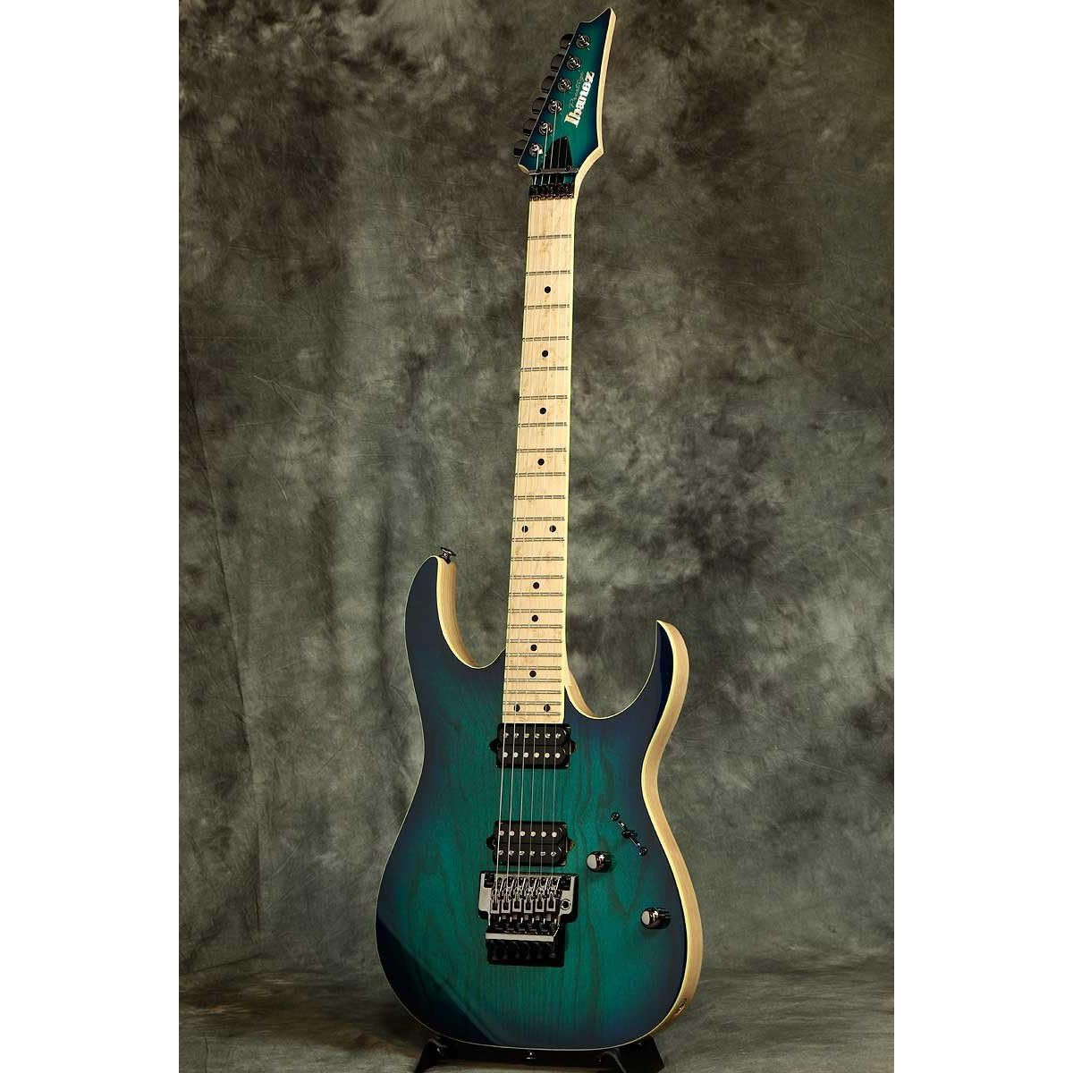 Đàn Guitar Điện Ibanez RG Prestige RGR652AHM w/Case, Nebula Green Burst-Mai Nguyên Music