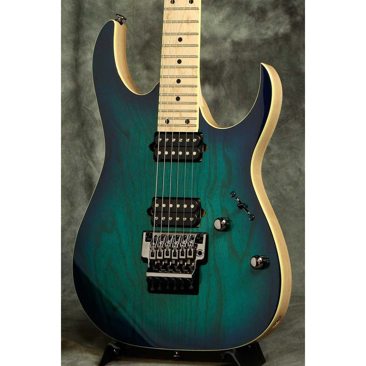 Đàn Guitar Điện Ibanez RG Prestige RGR652AHM w/Case, Nebula Green Burst-Mai Nguyên Music