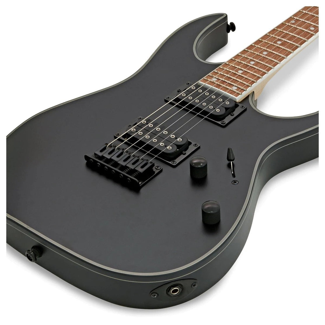 Đàn Guitar Điện Ibanez RG Standard RG421EX, Black Flat-Mai Nguyên Music