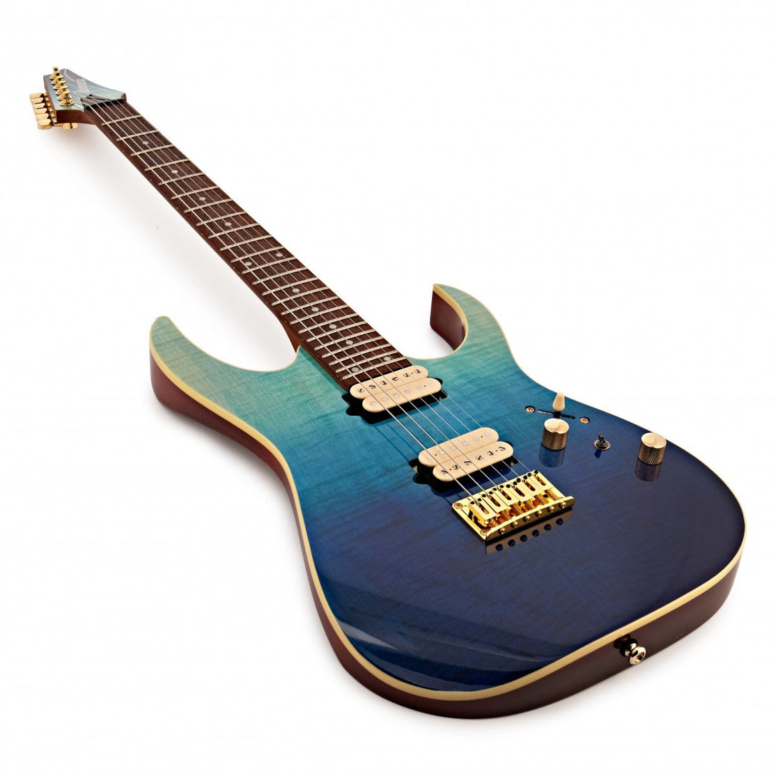 Đàn Guitar Điện Ibanez RG Standard RG421HPFM, Blue Reef Gradation-Mai Nguyên Music