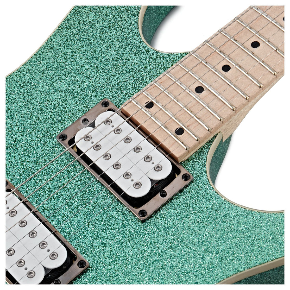 Đàn Guitar Điện Ibanez RG Standard RG421MSP, Turquoise Sparkle-Mai Nguyên Music