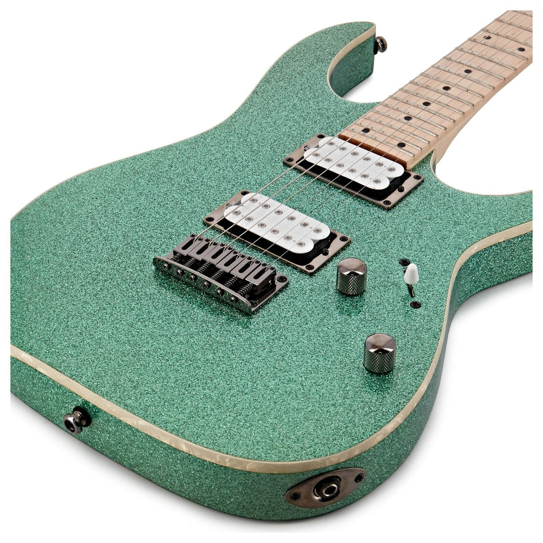 Đàn Guitar Điện Ibanez RG Standard RG421MSP - Turquoise Sparkle-Mai Nguyên Music