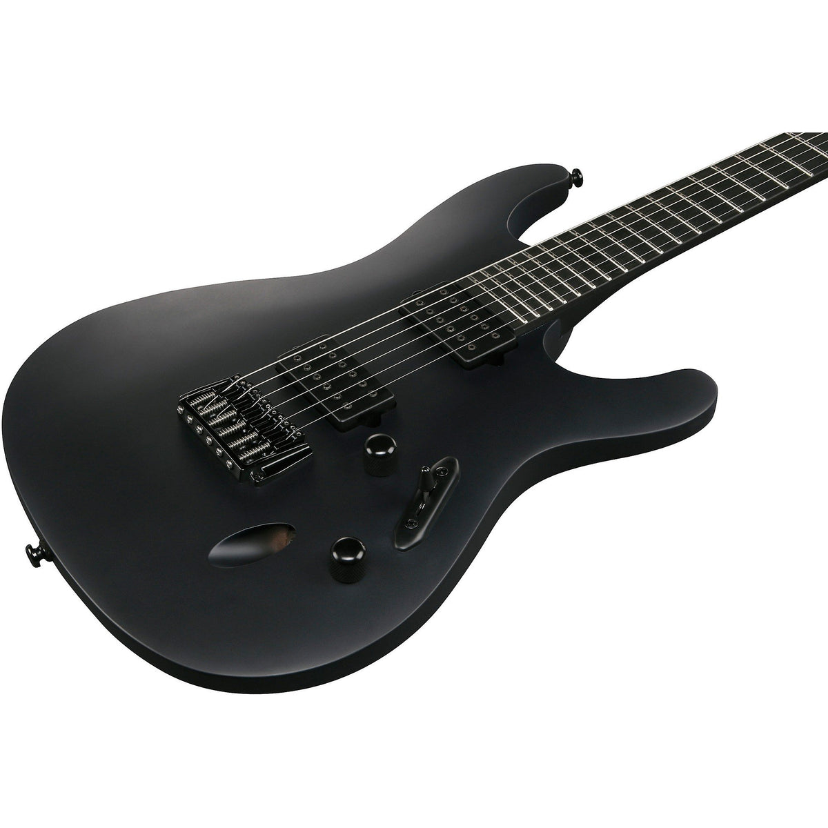 Đàn Guitar Điện Ibanez S721RB S Iron Label - Black Flat-Mai Nguyên Music