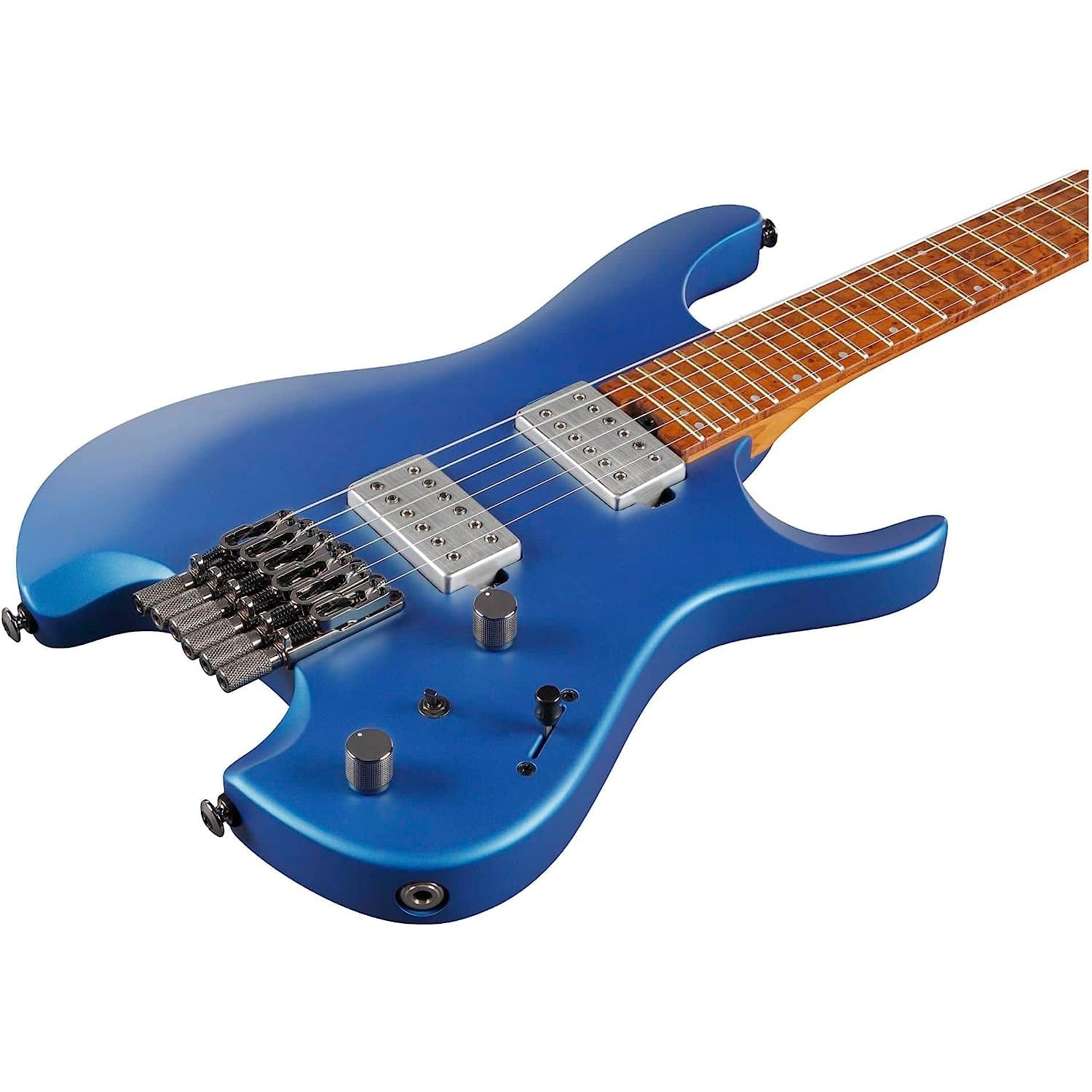 Đàn Guitar Điện Ibanez Standard Q52-LBM Headless w/Bag, Laser Blue Matte-Mai Nguyên Music
