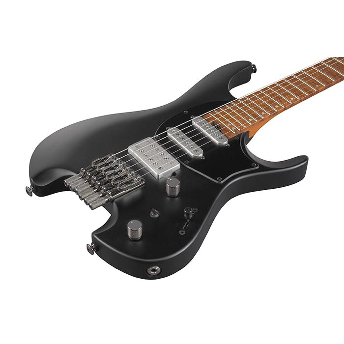 Đàn Guitar Điện Ibanez Standard Q54-BKF Headless - Black Flat-Mai Nguyên Music