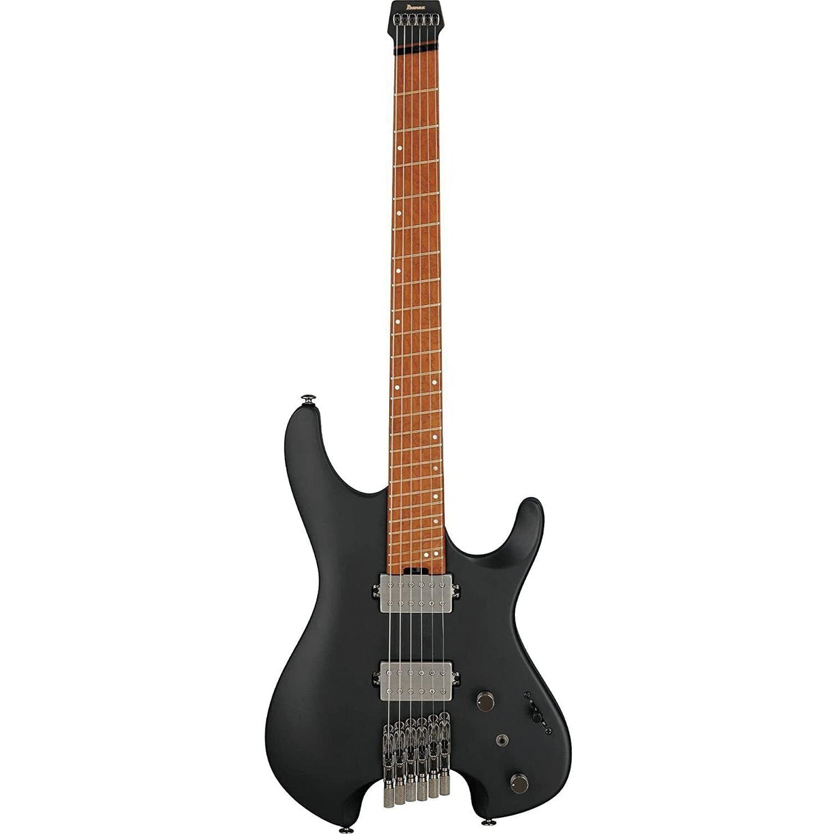 Đàn Guitar Điện Ibanez Standard QX52-BKF Headless - Black Flat-Mai Nguyên Music