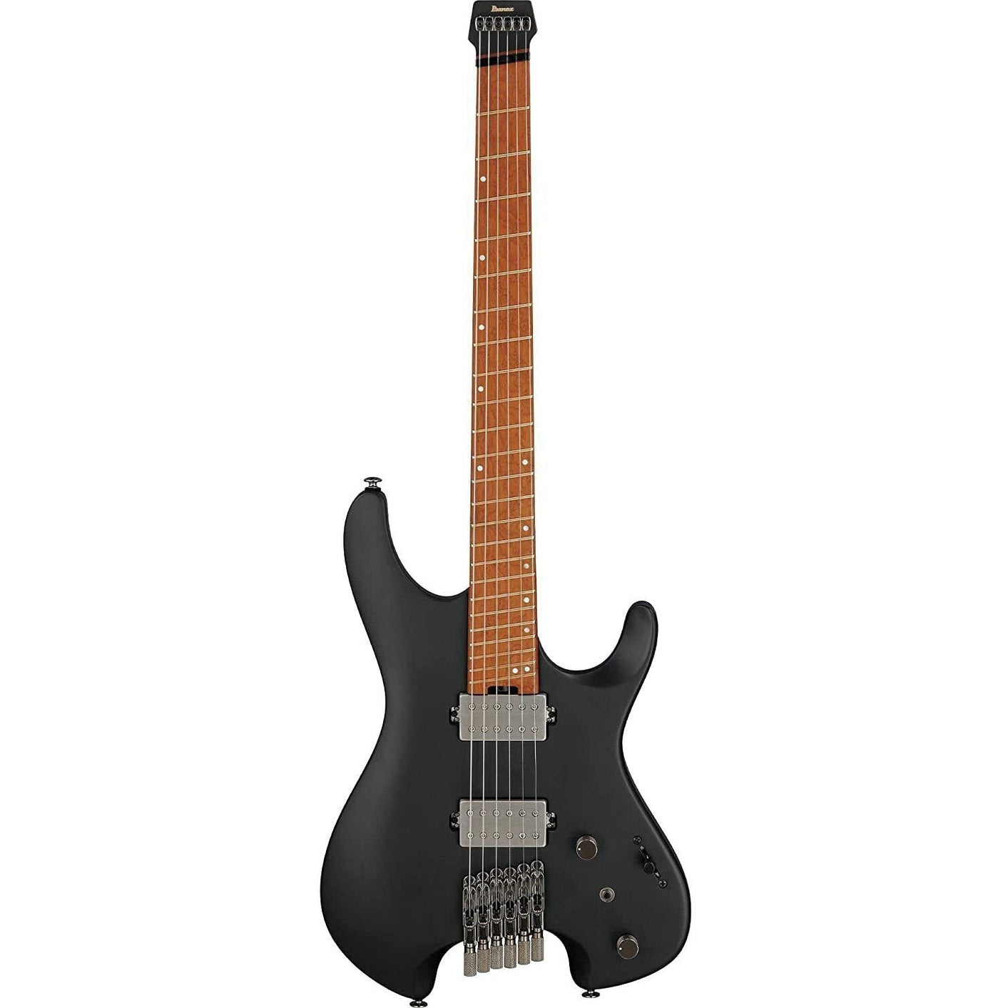 Đàn Guitar Điện Ibanez Standard QX52-BKF Headless w/Bag, Black Flat-Mai Nguyên Music