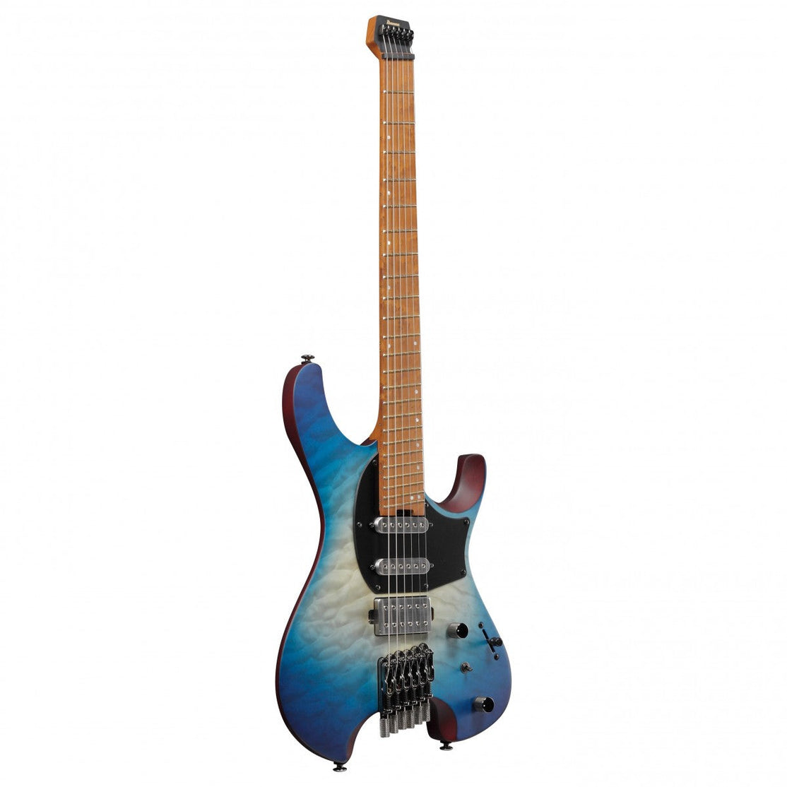 Đàn Guitar Điện Ibanez Standard QX54QM-BBM Headless w/Bag, Blue Sphere Burst Matte-Mai Nguyên Music