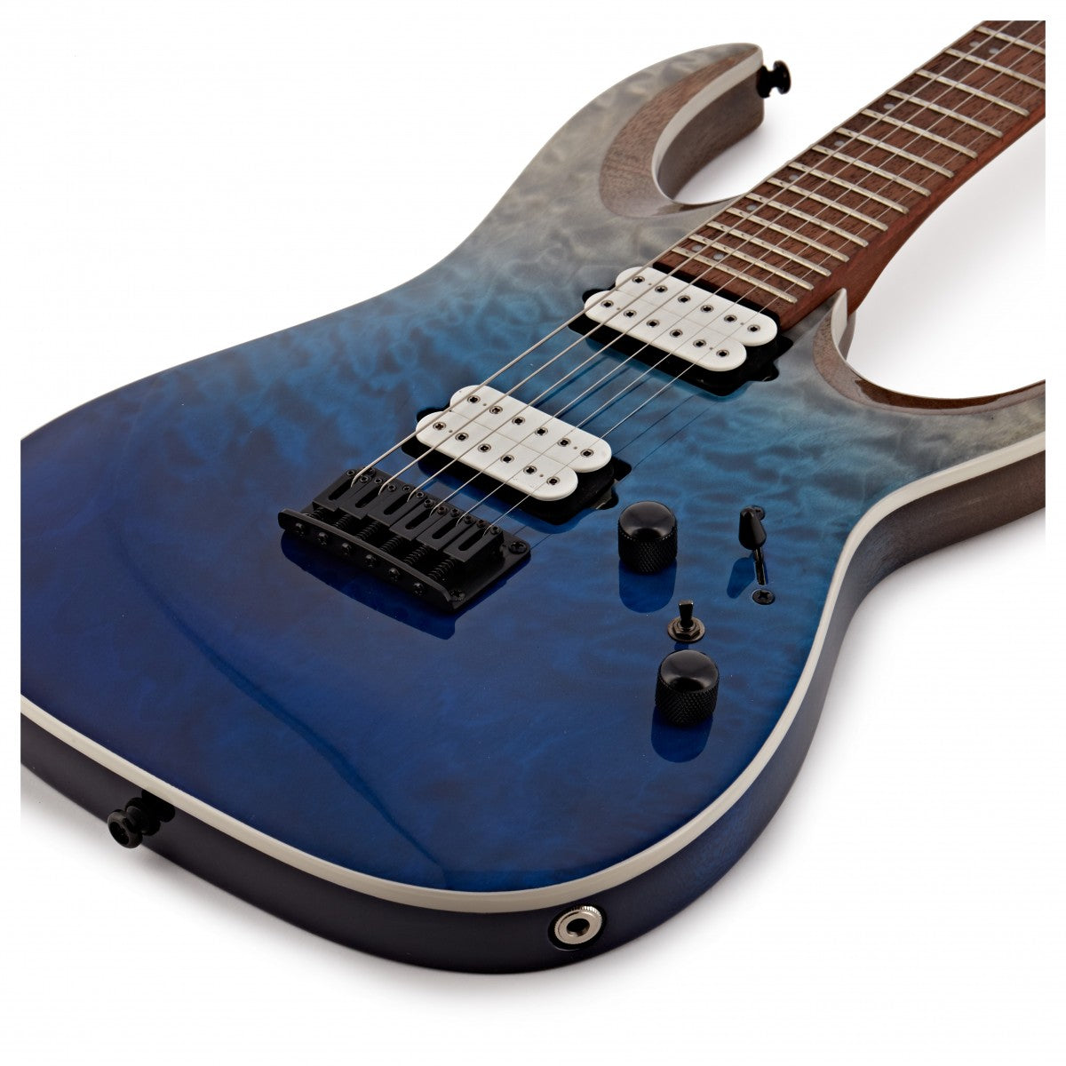 Đàn Guitar Điện Ibanez Standard RGA42HPQM, Blue Iceberg Gradation-Mai Nguyên Music