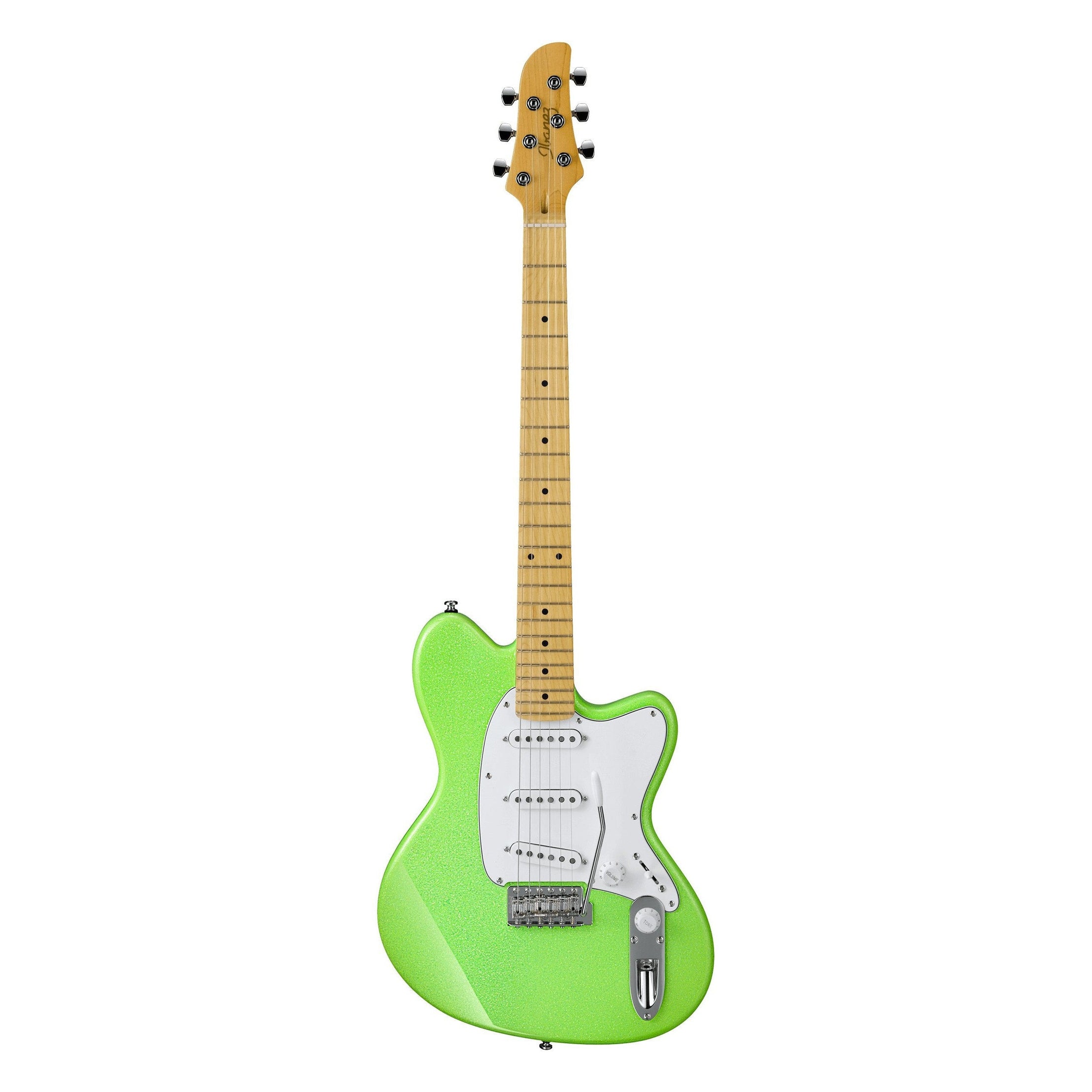 Đàn Guitar Điện Ibanez YY10 Yvette Young Signature - Slime Green Sparkle-Mai Nguyên Music