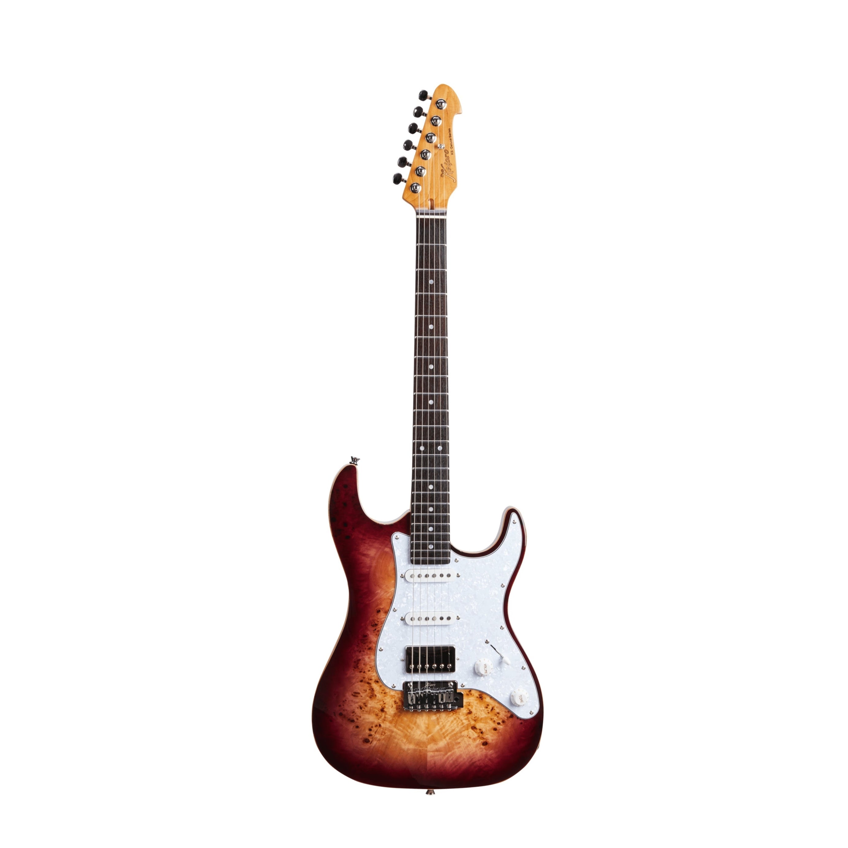 Đàn Guitar Điện Keipro Deluxe Series ST HSS, Rosewood Fingerboard, Burl Top-Mai Nguyên Music
