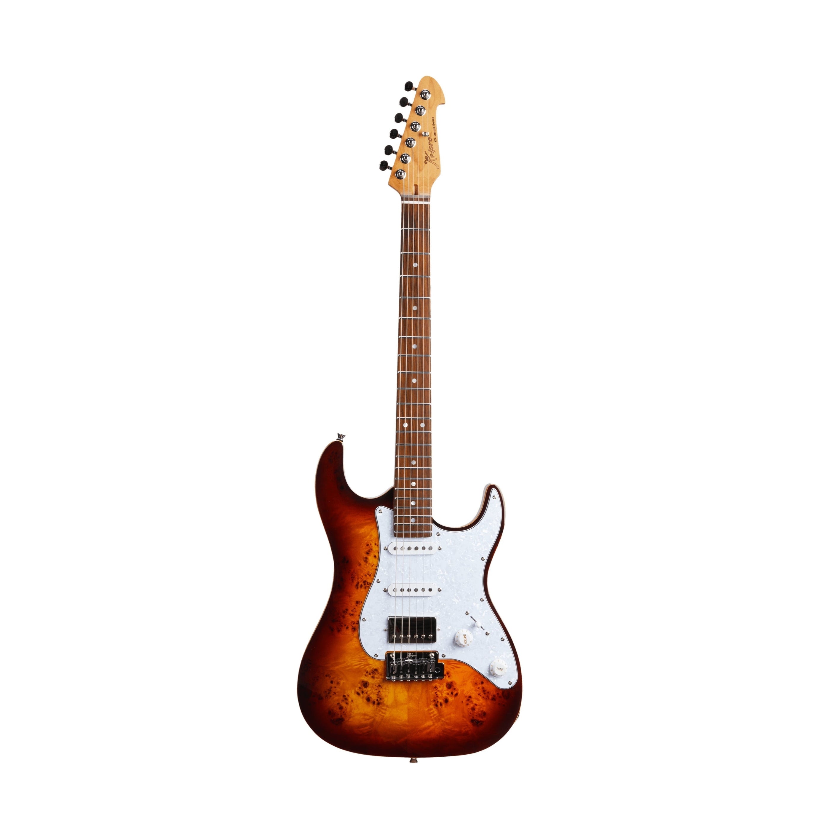 Đàn Guitar Điện Keipro Deluxe Series ST HSS, Rosewood Fingerboard, Burl Top-Mai Nguyên Music