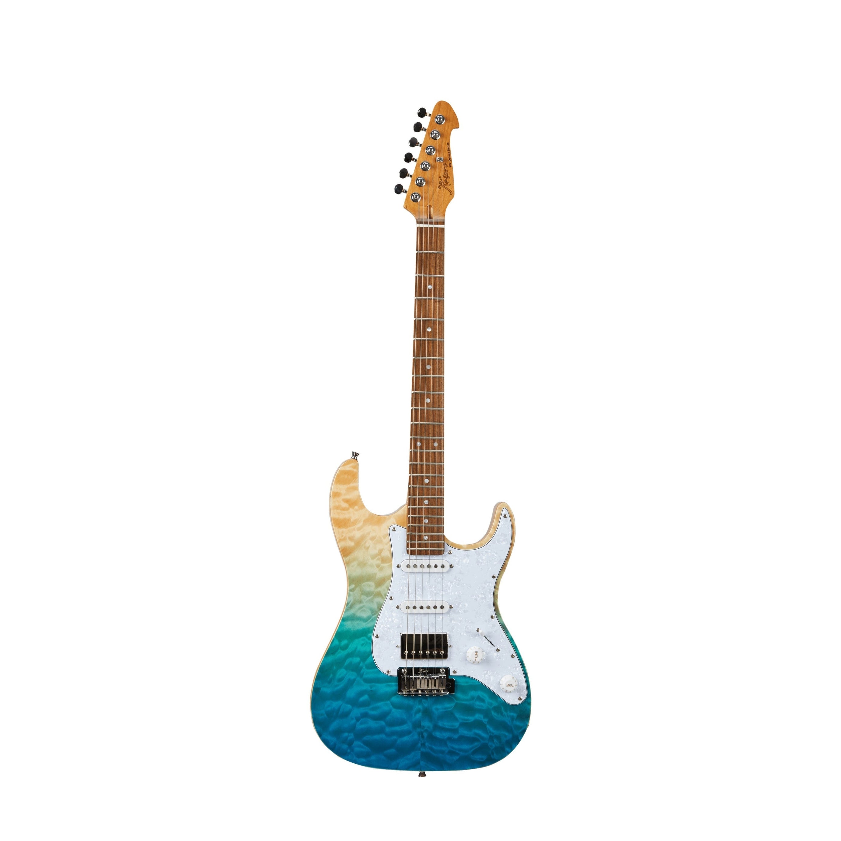 Đàn Guitar Điện Keipro Deluxe Series ST HSS, Rosewood Fingerboard, Quilted Maple Top-Mai Nguyên Music