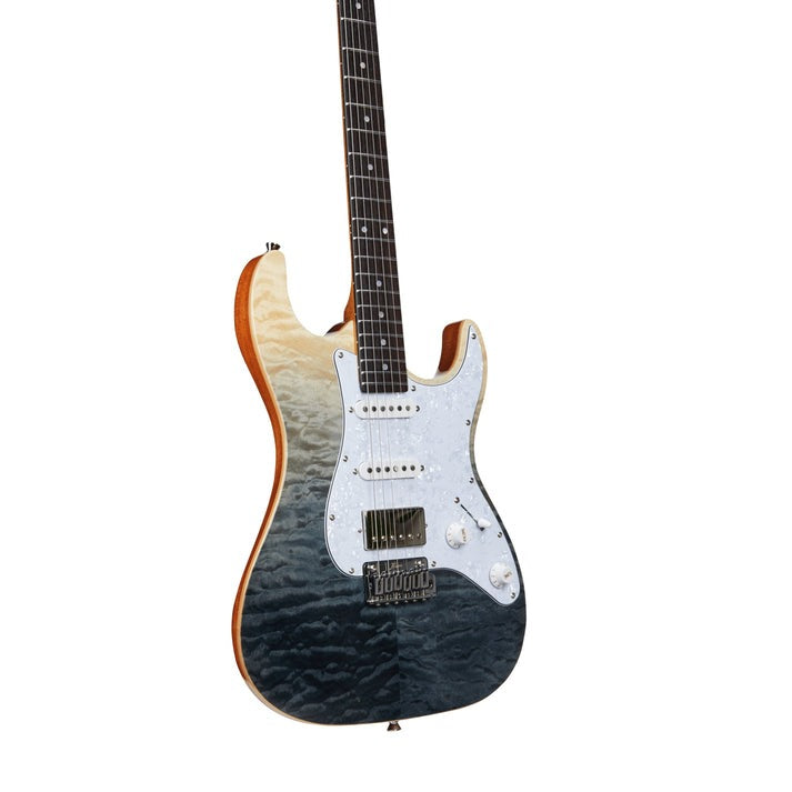 Đàn Guitar Điện Keipro Deluxe Series ST HSS, Rosewood Fingerboard, Quilted Maple Top-Mai Nguyên Music